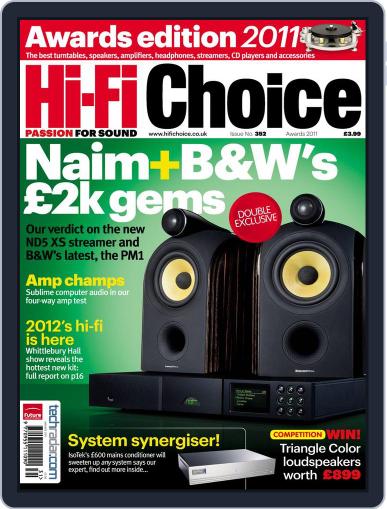 Hi-Fi Choice October 12th, 2011 Digital Back Issue Cover