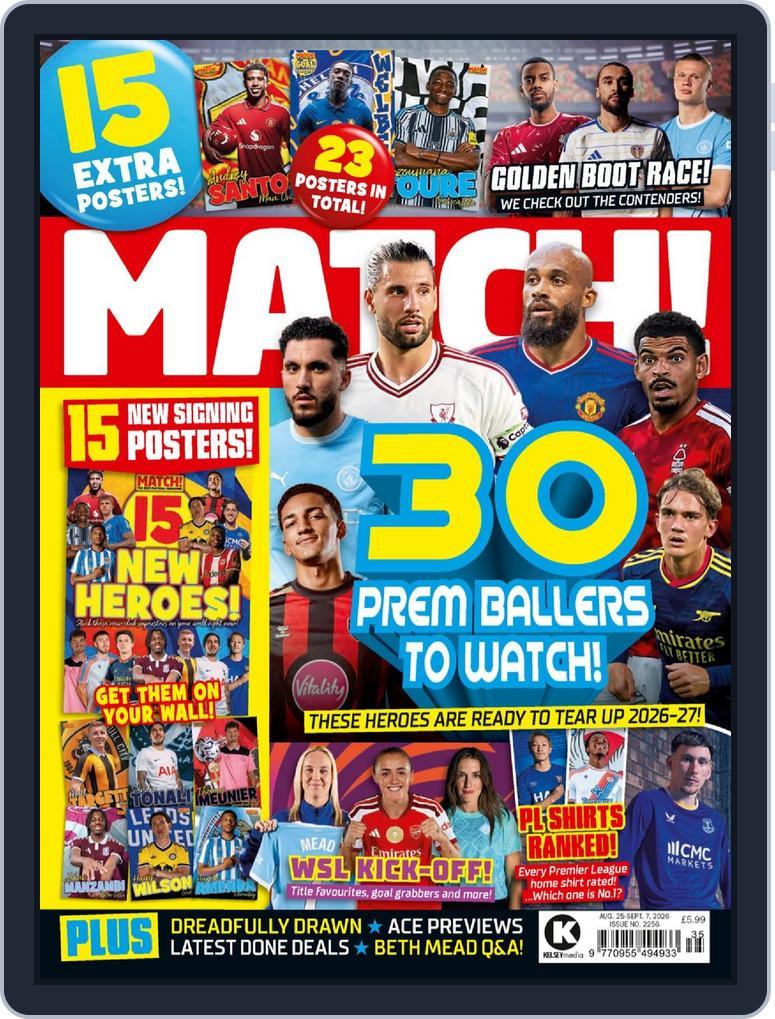 MATCH! (Digital) Subscription                    August 25th, 2026 Issue
