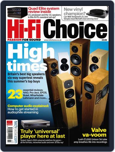 Hi-Fi Choice May 25th, 2011 Digital Back Issue Cover