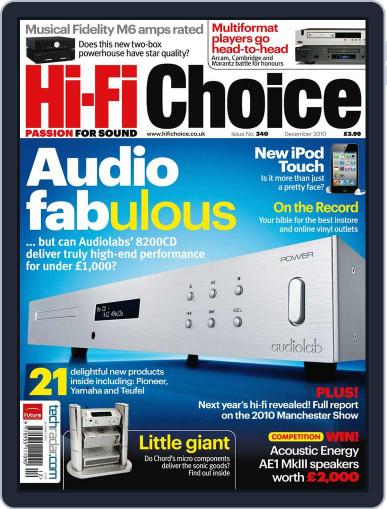 Hi-Fi Choice November 10th, 2010 Digital Back Issue Cover