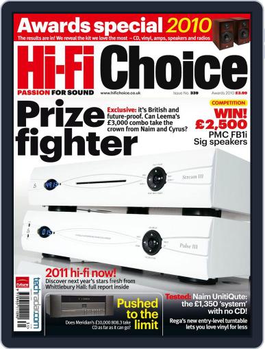 Hi-Fi Choice October 13th, 2010 Digital Back Issue Cover
