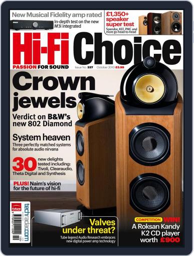 Hi-Fi Choice August 18th, 2010 Digital Back Issue Cover