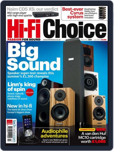 Hi-Fi Choice May 26th, 2010 Digital Back Issue Cover