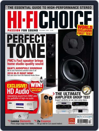 Hi-Fi Choice November 11th, 2009 Digital Back Issue Cover