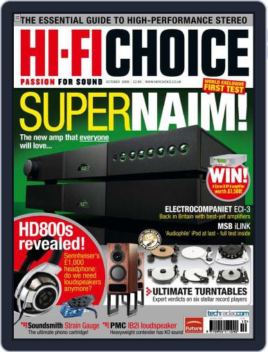 Hi-Fi Choice August 19th, 2009 Digital Back Issue Cover