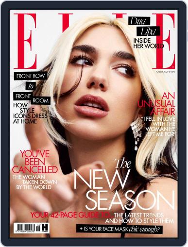 Elle UK August 1st, 2020 Digital Back Issue Cover
