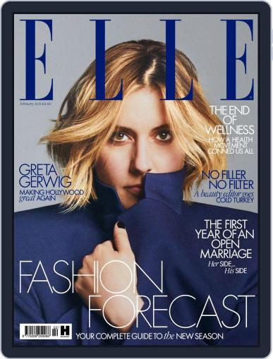 Elle UK February 1st, 2020 Digital Back Issue Cover