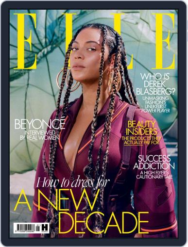 Elle UK January 1st, 2020 Digital Back Issue Cover
