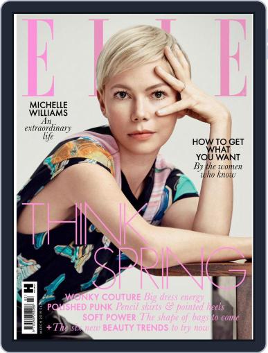 Elle UK March 1st, 2019 Digital Back Issue Cover