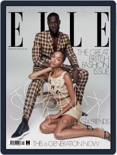 Elle UK February 1st, 2019 Digital Back Issue Cover