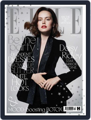 Elle UK December 1st, 2017 Digital Back Issue Cover
