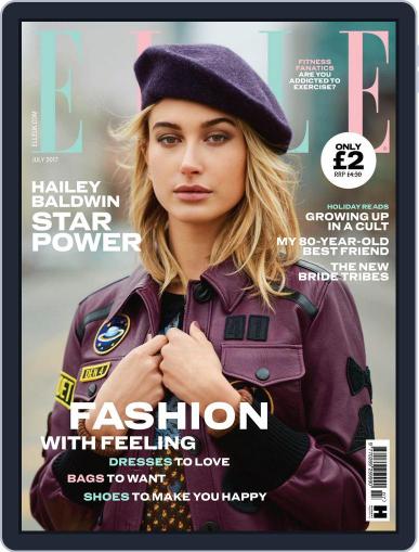 Elle UK June 20th, 2017 Digital Back Issue Cover