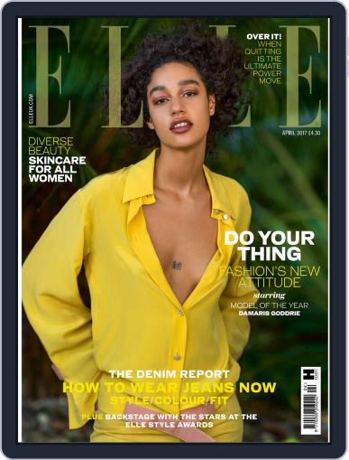 Elle UK March 21st, 2017 Digital Back Issue Cover