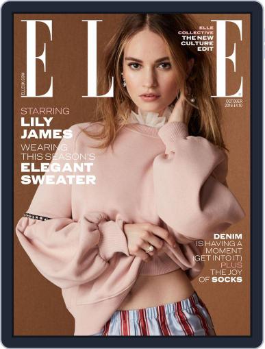 Elle UK October 1st, 2016 Digital Back Issue Cover