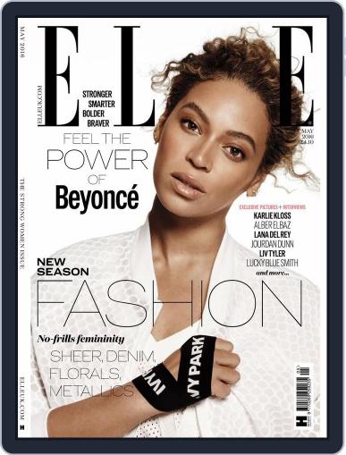 Elle UK April 5th, 2016 Digital Back Issue Cover