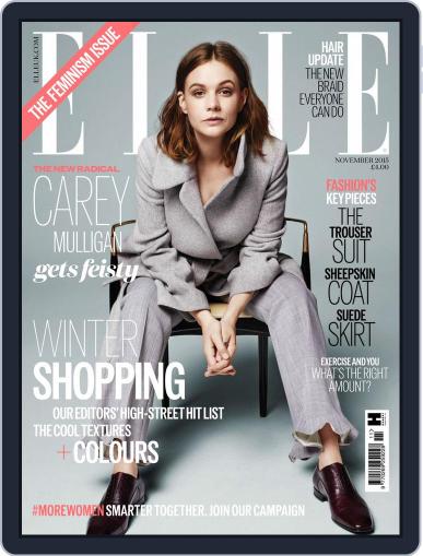 Elle UK September 30th, 2015 Digital Back Issue Cover