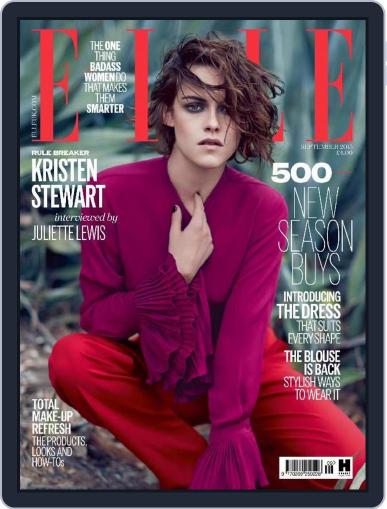 Elle UK August 5th, 2015 Digital Back Issue Cover