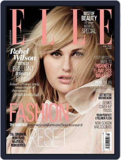 Elle UK April 30th, 2015 Digital Back Issue Cover