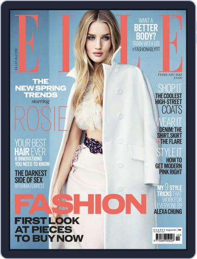 Elle UK January 1st, 2015 Digital Back Issue Cover