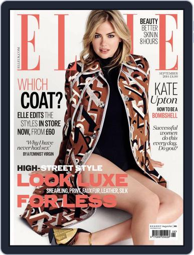 Elle UK July 31st, 2014 Digital Back Issue Cover