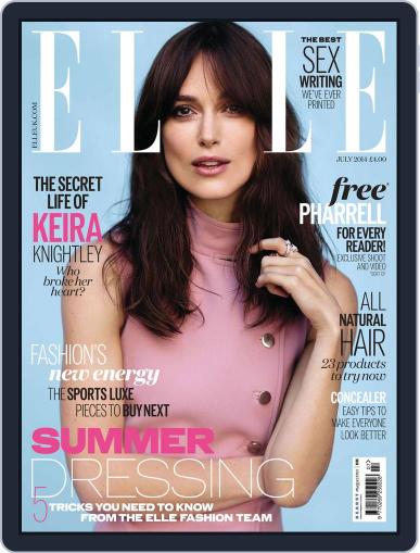 Elle UK June 4th, 2014 Digital Back Issue Cover