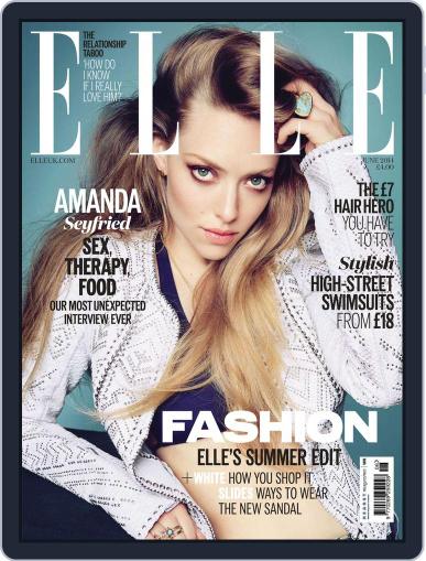 Elle UK April 30th, 2014 Digital Back Issue Cover