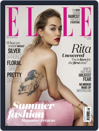 Elle UK April 2nd, 2014 Digital Back Issue Cover