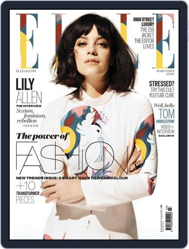 Elle UK January 29th, 2014 Digital Back Issue Cover