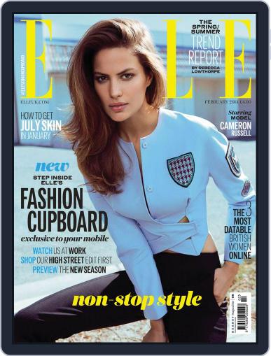 Elle UK January 1st, 2014 Digital Back Issue Cover