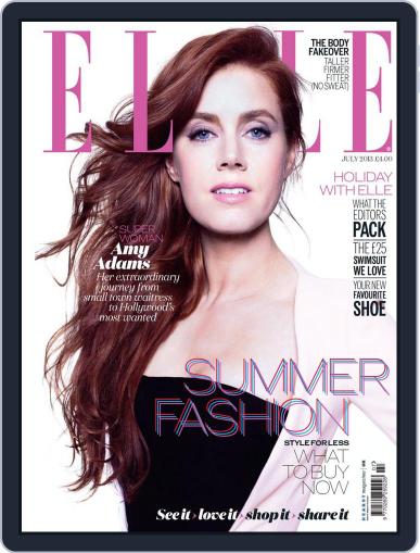 Elle UK June 4th, 2013 Digital Back Issue Cover