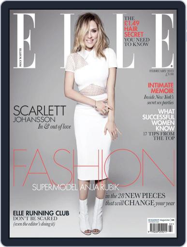 Elle UK January 11th, 2013 Digital Back Issue Cover