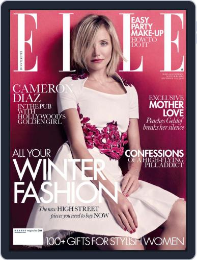 Elle UK November 14th, 2012 Digital Back Issue Cover