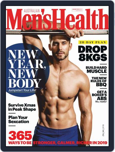 Men's Health Australia January 1st, 2019 Digital Back Issue Cover