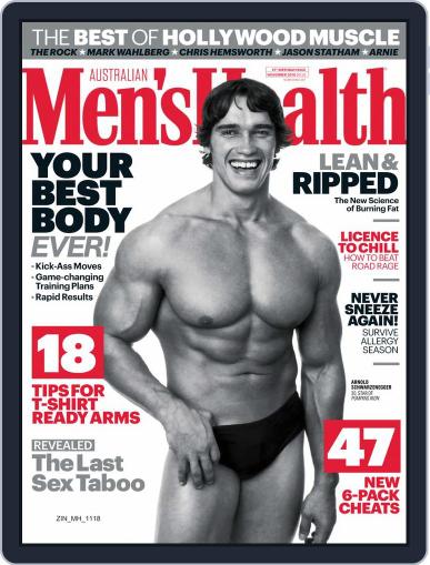 Men's Health Australia November 1st, 2018 Digital Back Issue Cover