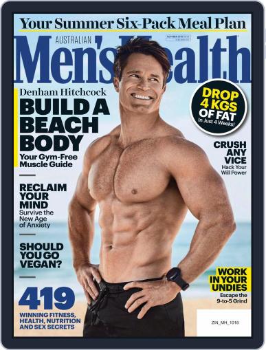 Men's Health Australia October 1st, 2018 Digital Back Issue Cover