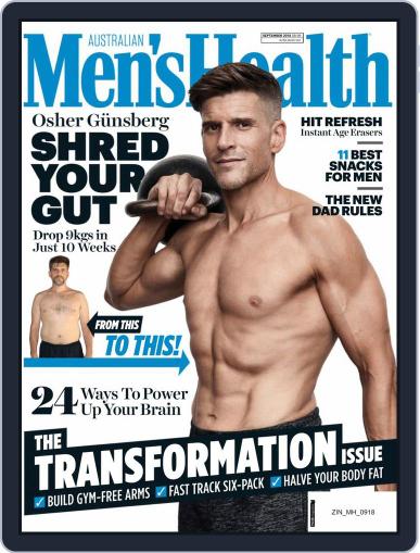 Men's Health Australia September 1st, 2018 Digital Back Issue Cover