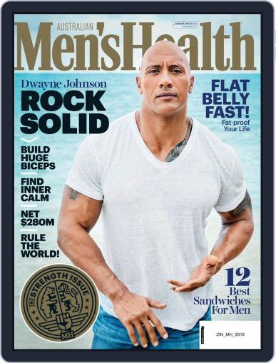 Men's Health Australia August 1st, 2018 Digital Back Issue Cover