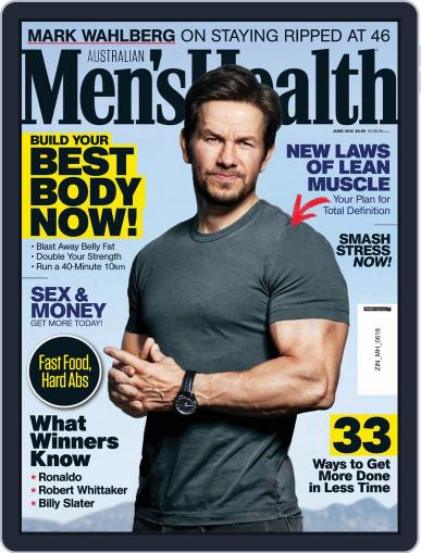 Men's Health Australia June 1st, 2018 Digital Back Issue Cover