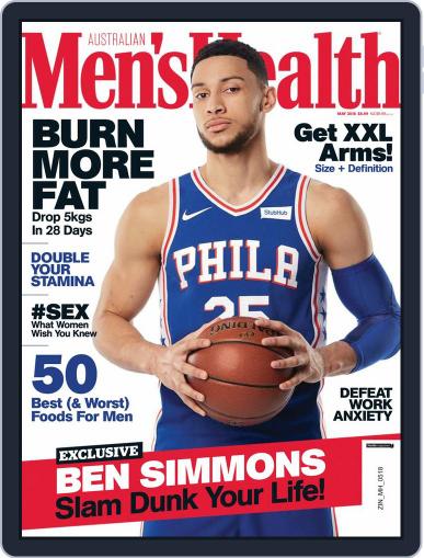 Men's Health Australia May 1st, 2018 Digital Back Issue Cover