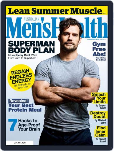 Men's Health Australia December 1st, 2017 Digital Back Issue Cover