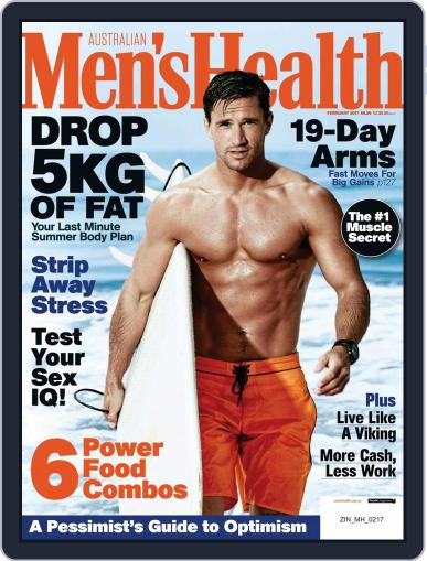 Men's Health Australia February 1st, 2017 Digital Back Issue Cover