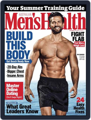 Men's Health Australia November 1st, 2016 Digital Back Issue Cover