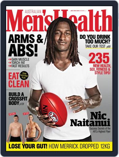 Men's Health Australia June 5th, 2016 Digital Back Issue Cover
