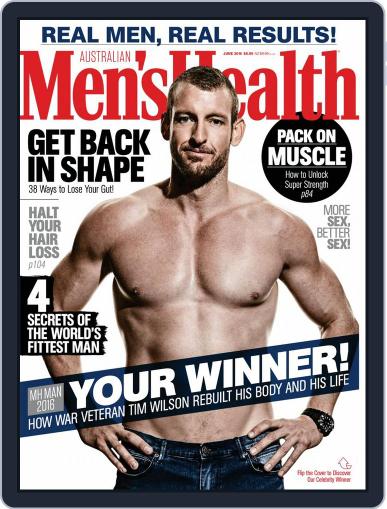 Men's Health Australia May 9th, 2016 Digital Back Issue Cover