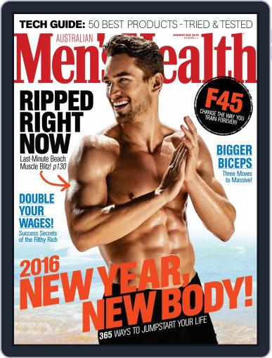 Men's Health Australia December 7th, 2015 Digital Back Issue Cover