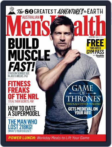 Men's Health Australia March 9th, 2015 Digital Back Issue Cover