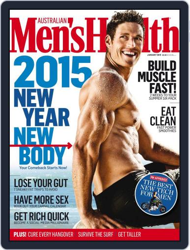 Men's Health Australia December 29th, 2014 Digital Back Issue Cover