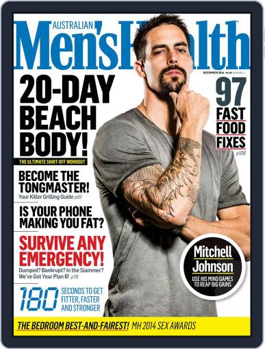 Men's Health Australia November 13th, 2014 Digital Back Issue Cover