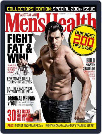 Men's Health Australia July 13th, 2014 Digital Back Issue Cover