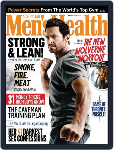 Men's Health Australia May 13th, 2014 Digital Back Issue Cover